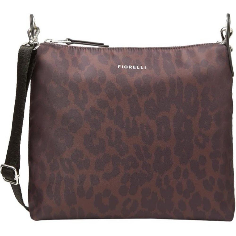 Fiorelli Women's Nelly Crossbody Bag, Stylish‎ Handbag Adjustable Strap Leopard